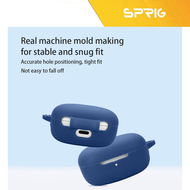 کاور اسپریگ مدل Silicone-SP مناسب برای کیس هدفون بلوتوثی شیائومی Redmi Buds 6 Play — تصویر ۴