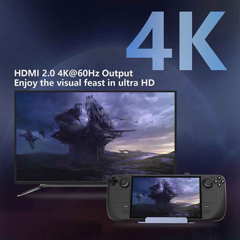 داک کنسول بازی Steam Deck مدل DC023 4K60HZ — تصویر ۵