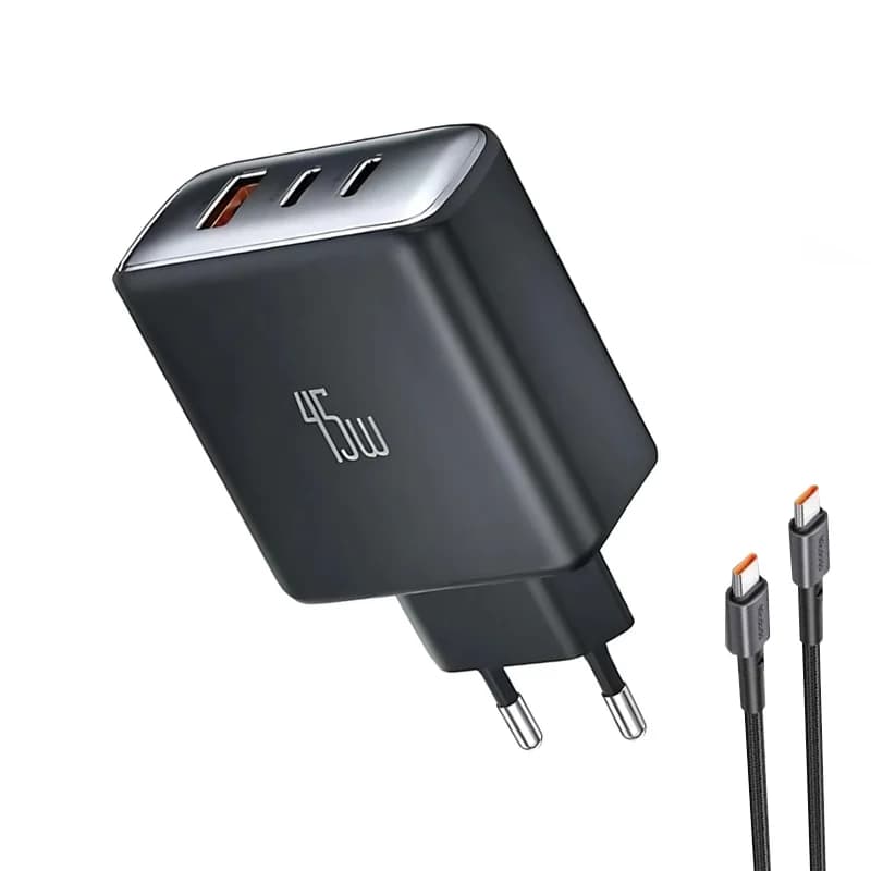 شارژر دیواری 45 وات 3 پورت مک دودو مدل 3-Ports به همراه کابل تبدیل USB-C به USB-C — تصویر ۷