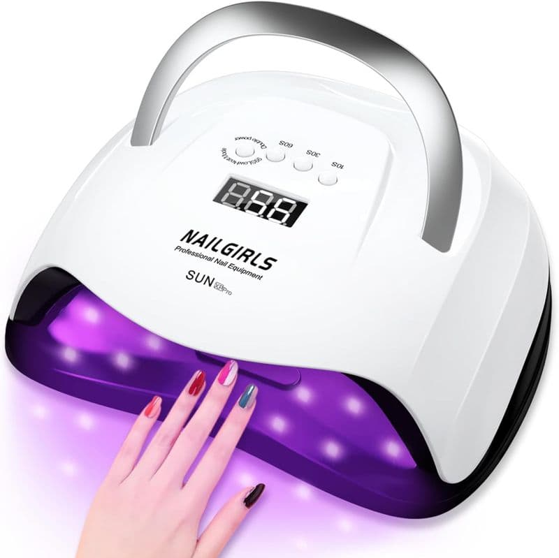 لامپ ناخن LED UV برند NAILGIRLS مدل w168