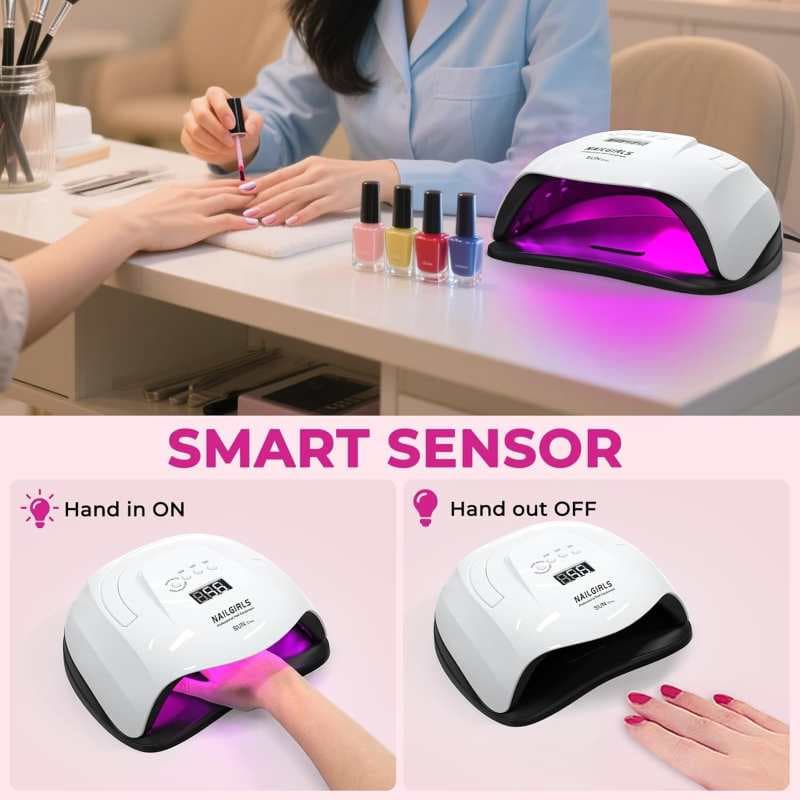 لامپ ناخن LED UV برند NAILGIRLS مدل w168 — تصویر ۶