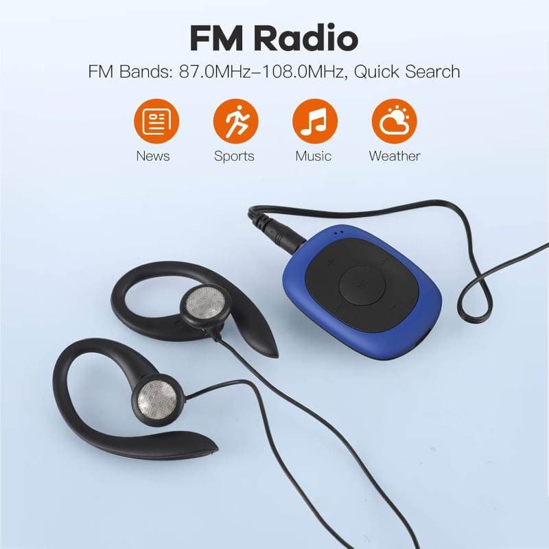 پخش‌کننده موسیقی MP3 Player برند AGPTEK مدل G02 با ظرفیت 8 گیگابایت — تصویر ۵