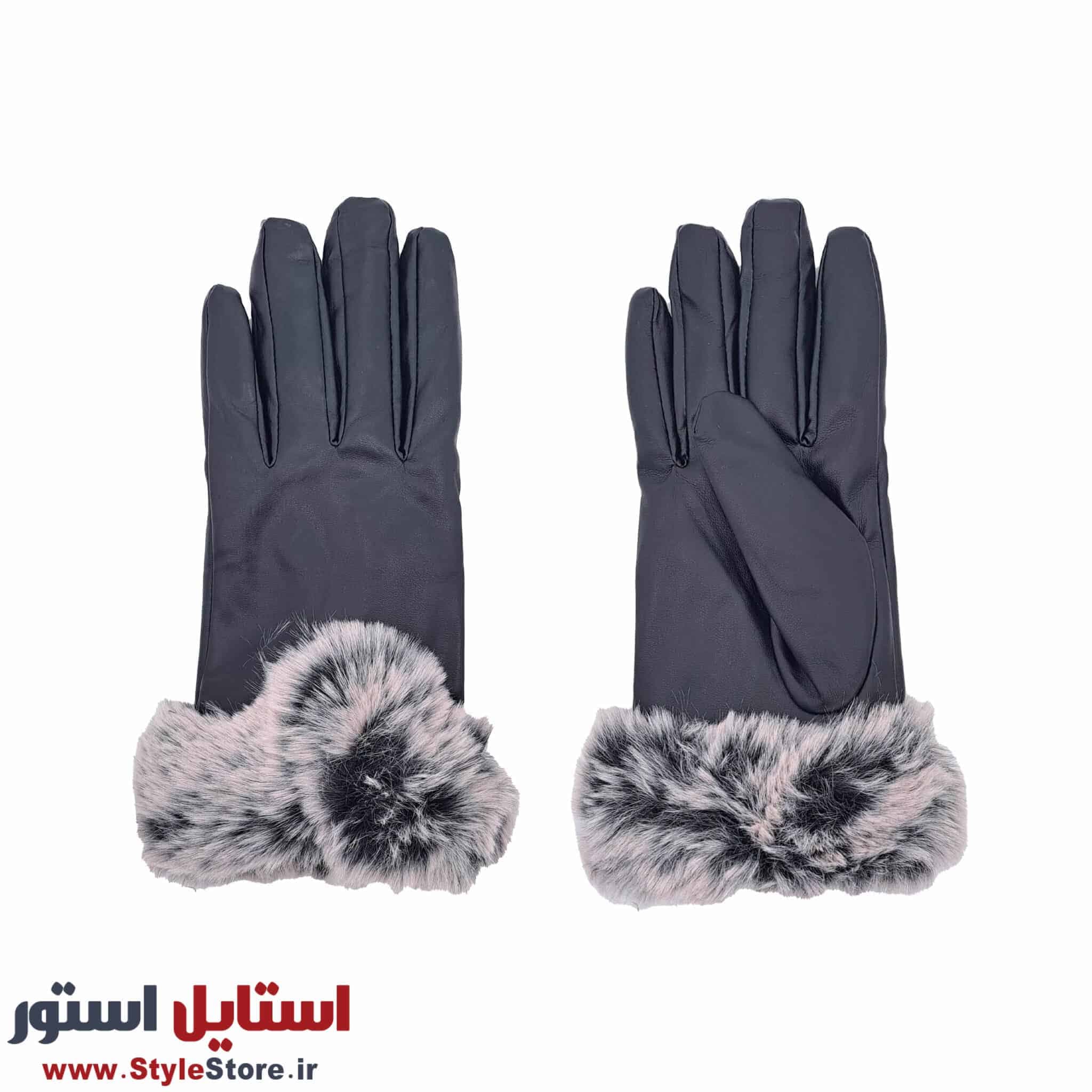 دستکش زنانه چرمی کد KH-BO 04 — تصویر ۶