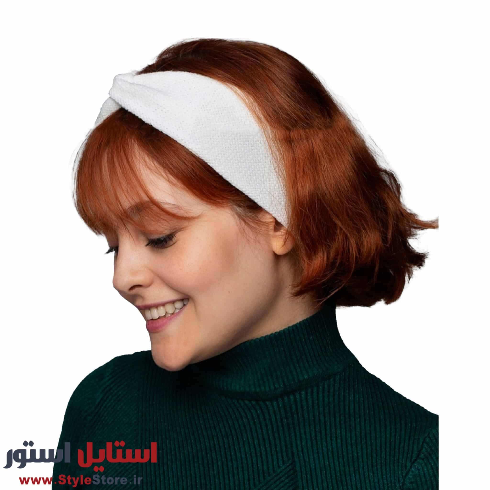 هدبند بافتنی زنانه مدل SAM-425 کد 1055