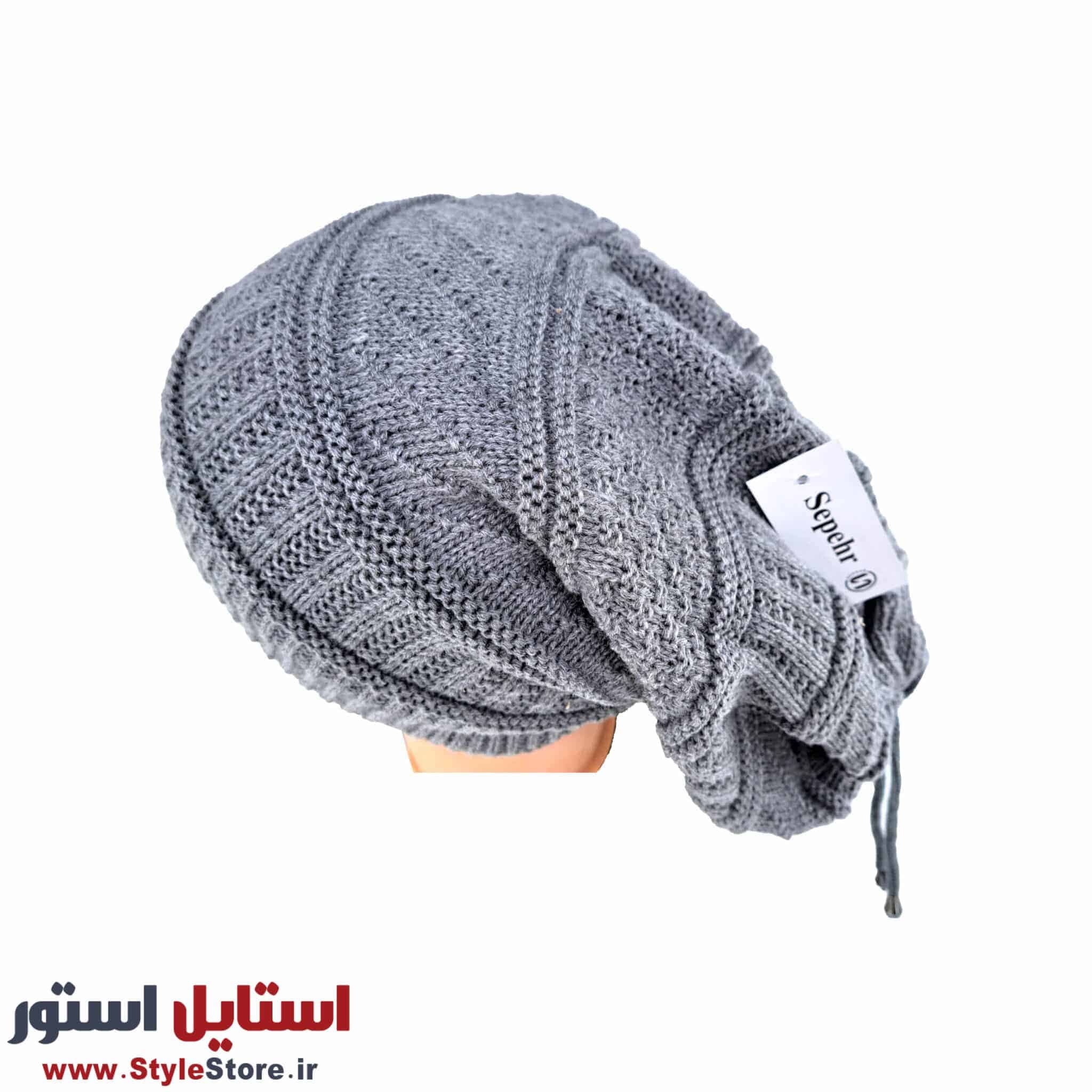 کلاه بافتنی سپهر مدل 3430 کد 1046 — تصویر ۸