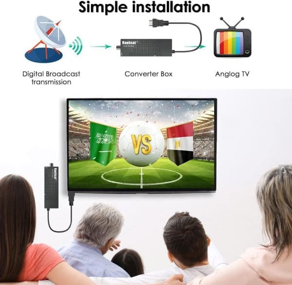 گیرنده دیجیتال تلویزیون4K برند HAOHSAT DVB T2 — تصویر ۶