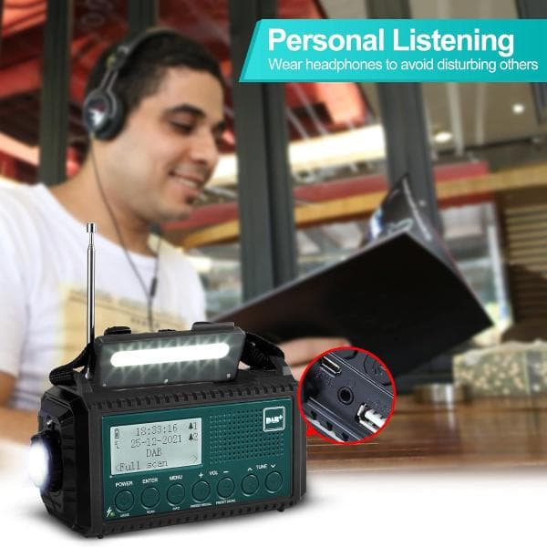 رادیو خورشیدی Crank DAB/FM — تصویر ۴