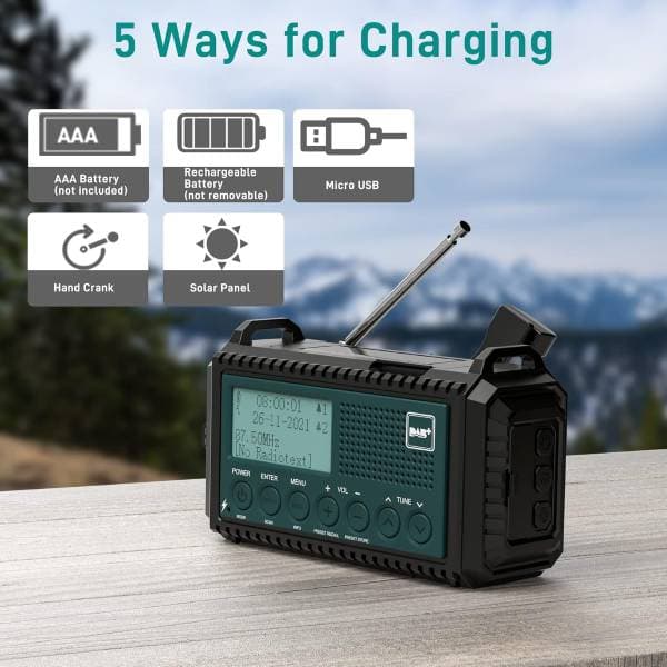 رادیو خورشیدی Crank DAB/FM — تصویر ۷