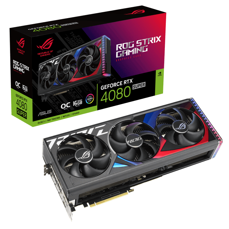 کارت گرافیک مدل ROG Strix GeForce RTX 4080 SUPER 16GB GDDR6X OC ایسوس