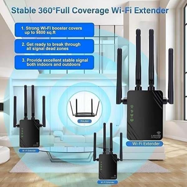 تقویت‌کننده وای‌فای 5G AILKIN — تصویر ۳