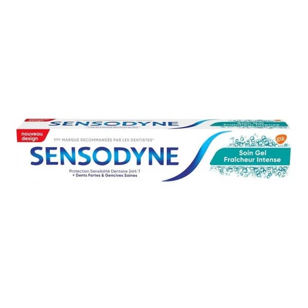 خمیر دندان سنسوداین SOIN GEL FRAICHEUR INTENSE حجم 75 میلی