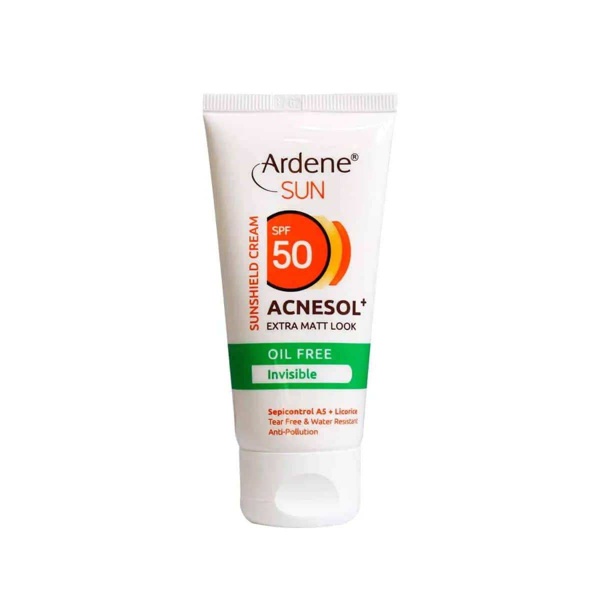 کرم ضد آفتاب آردن سان SPF50 مناسب پوست چرب بی رنگ — تصویر ۲