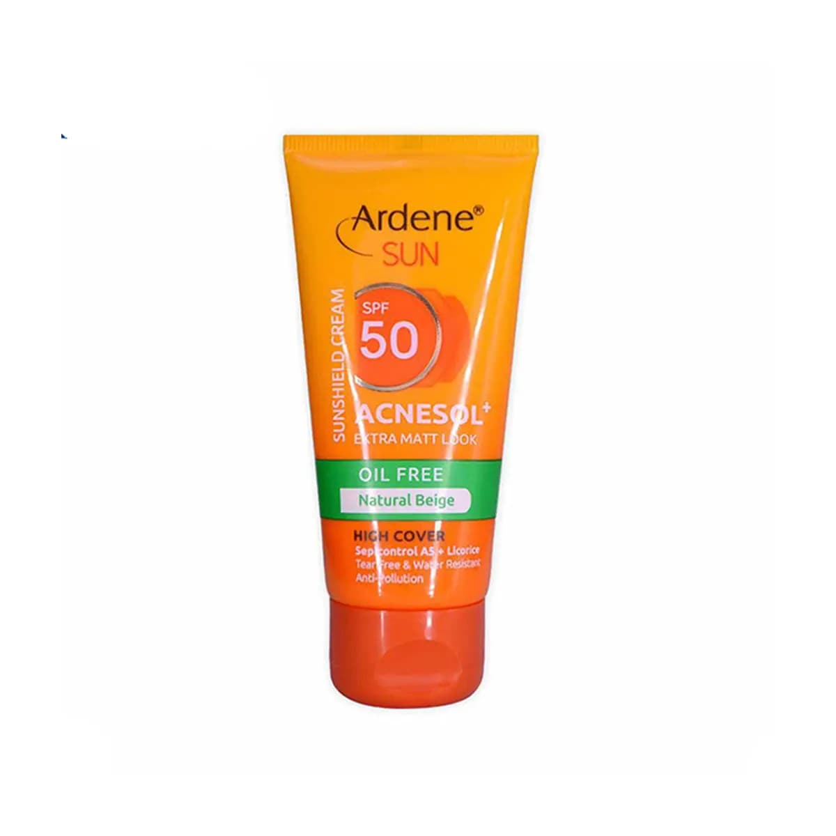 کرم ضد آفتاب آردن سان SPF50 فاقد چربي بژطبيعي
