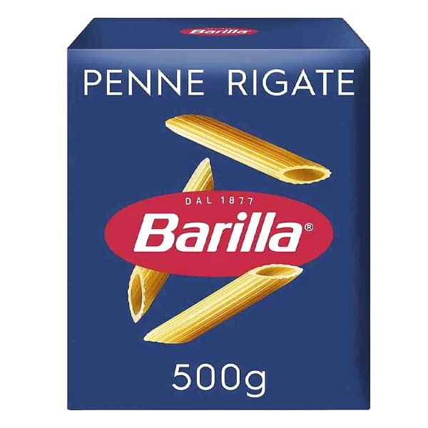 ماکارونی باریلا مدل پنه حجم 500 گرم
