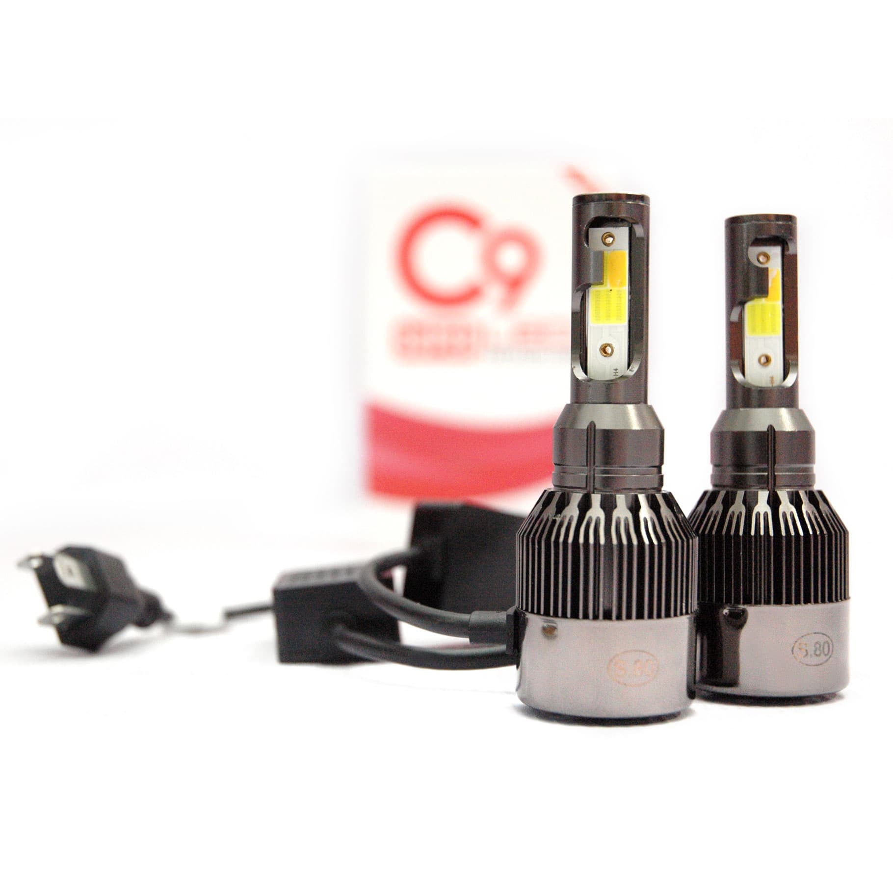 هدلایت سه حالته پایه H4 مدل C9 — تصویر ۴