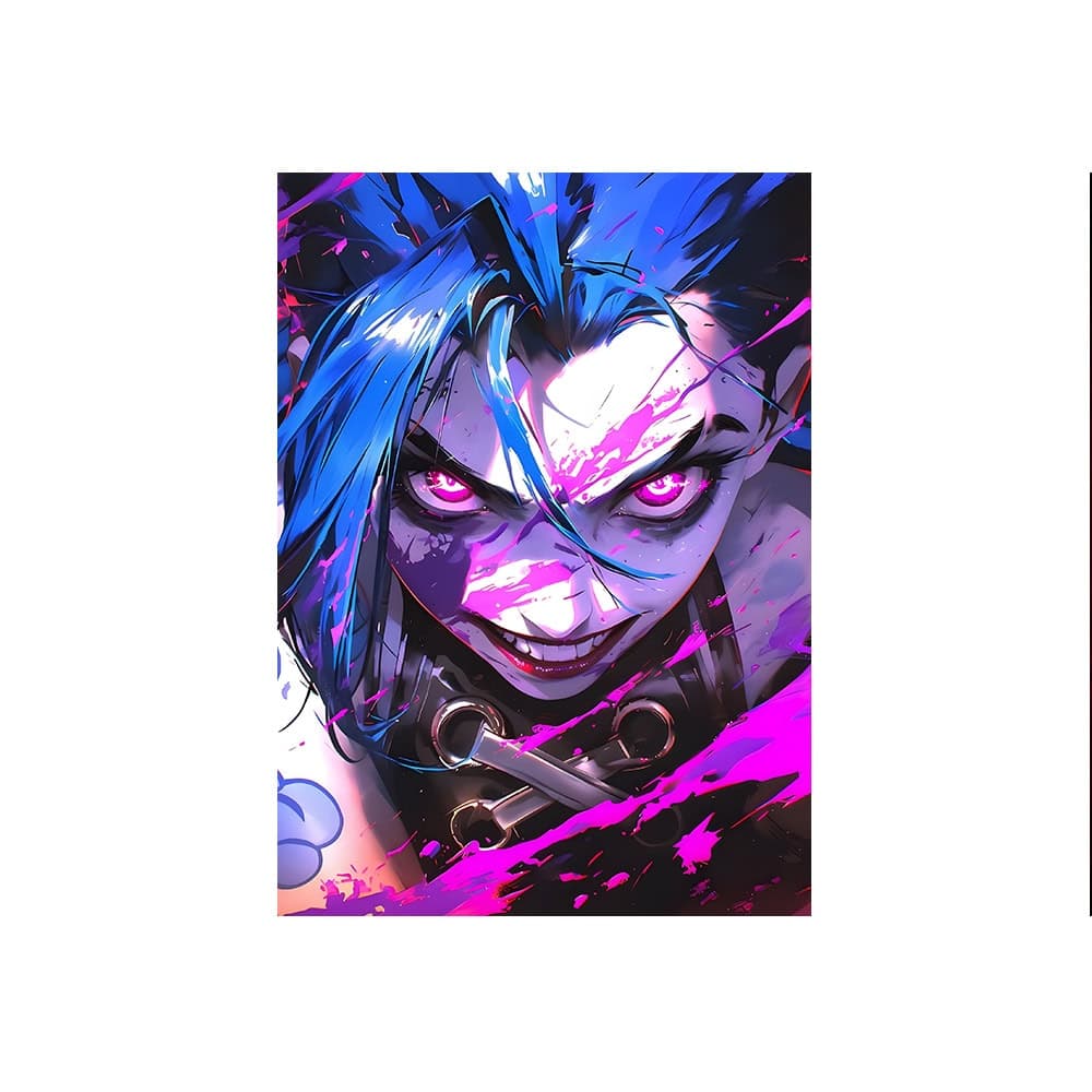 تابلو متال پوستر a3 – طرح Jinx