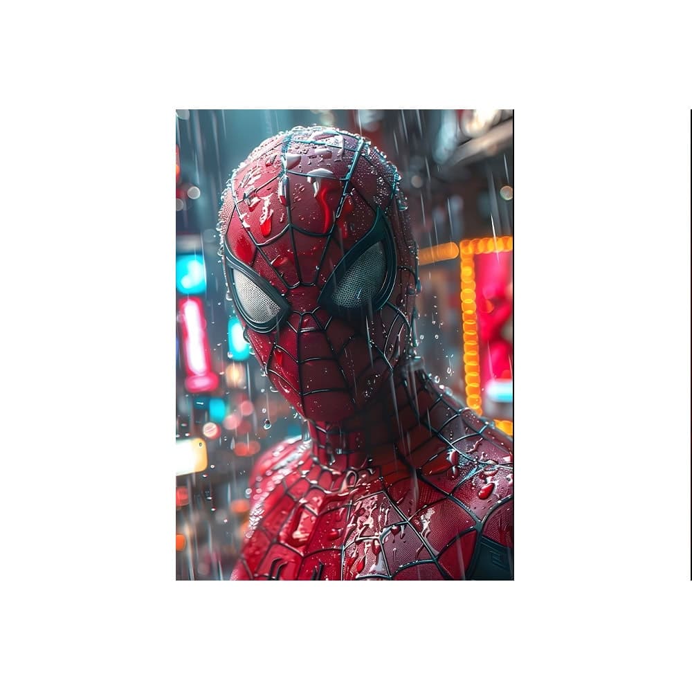 تابلو متال پوستر a4 – طرح Spider man