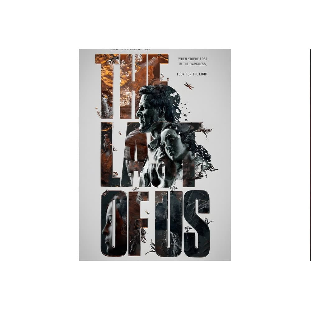 تابلو متال پوستر a4 – طرح The Last Of us