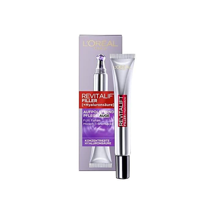 سرم دور چشم ضد چروک وآبرسان رویتالیفت فیلر لورال Loreal Revitalift Filler Eye