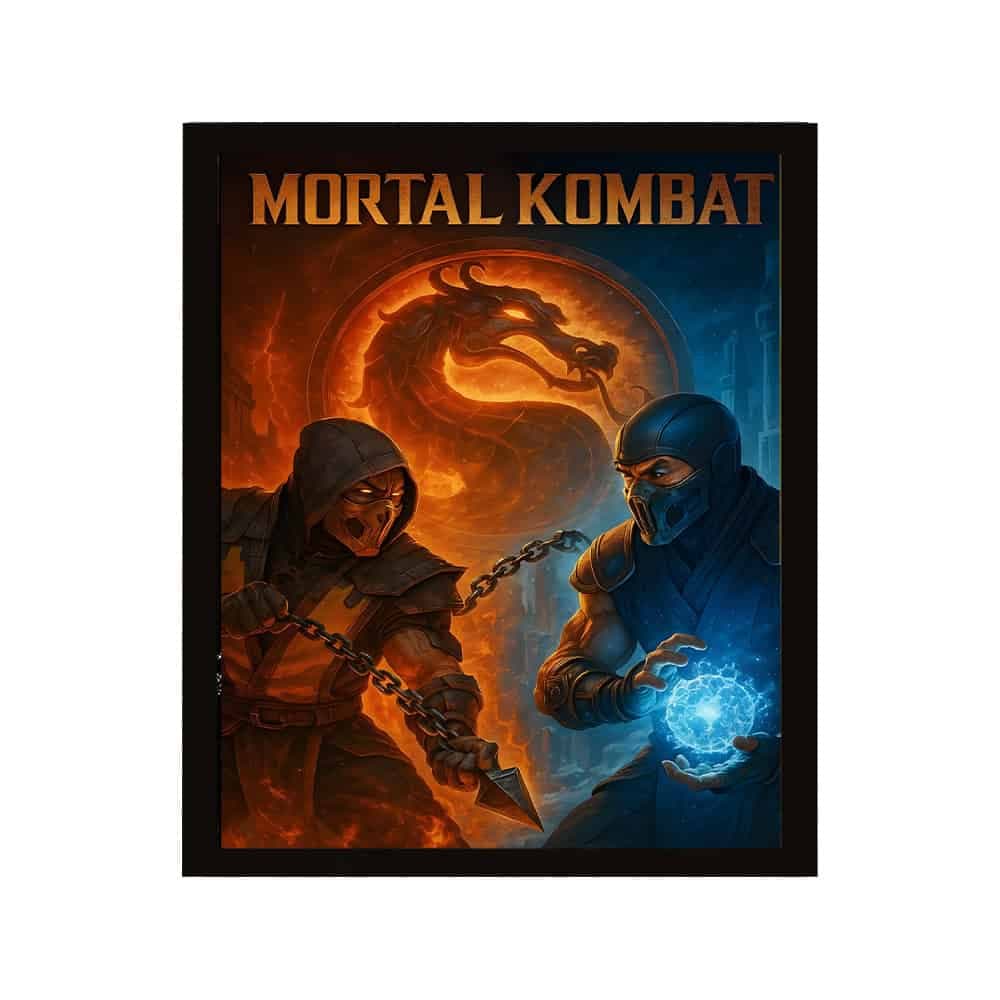 تابلو مخمل 35×45 طرح – Mortal Kombat