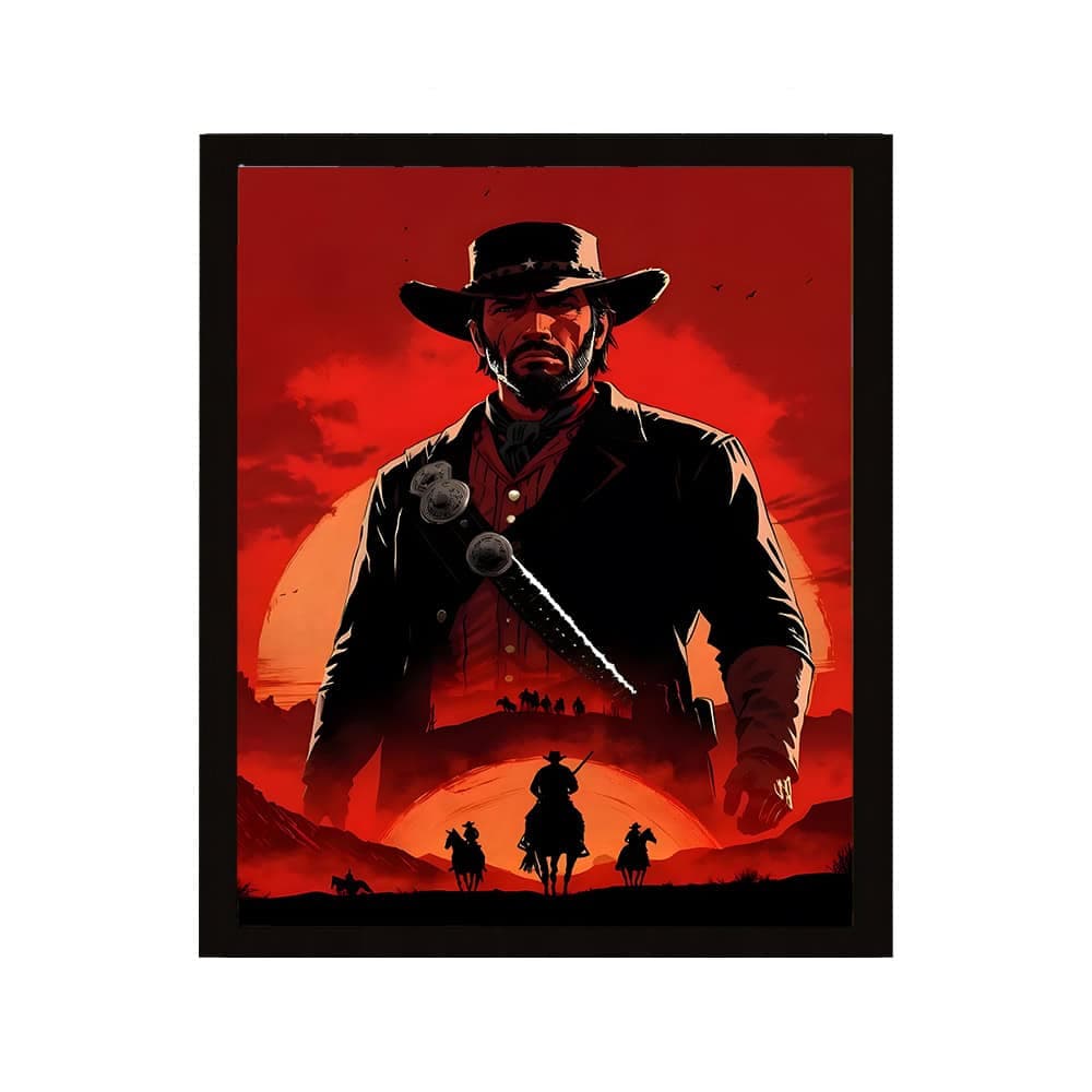 تابلو مخمل 35×45 طرح – Red Dead