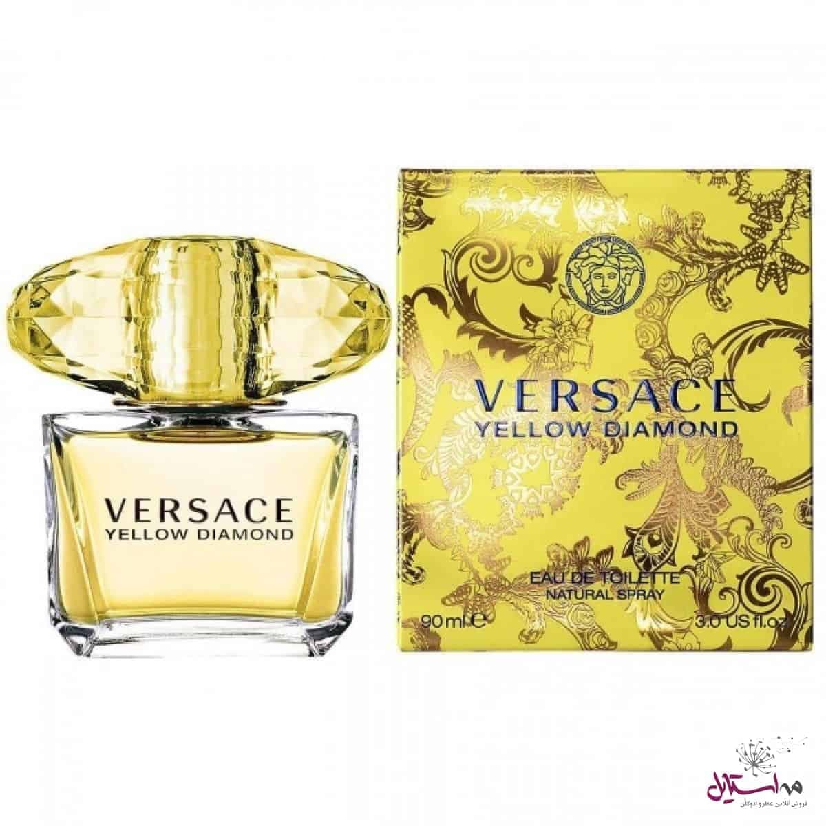 ادو تویلت زنانه اماراتی VERSACE Yellow Diamond حجم 90 میلی لیتر — تصویر ۳