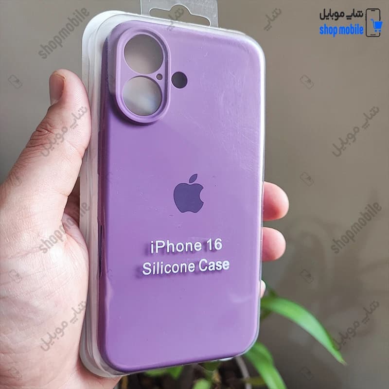 قاب گوشی آیفون 16 (کاور سیلیکونی پاک کنی اورجینال کد 22164)