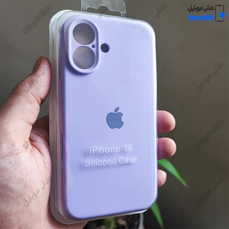 قاب گوشی آیفون 16 (کاور سیلیکونی پاک کنی اورجینال کد 22149)