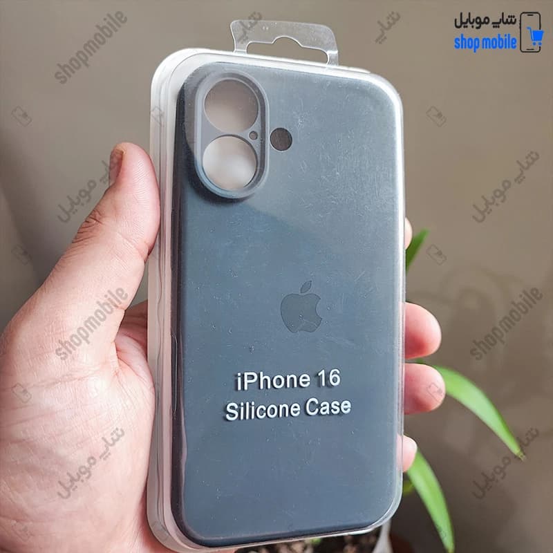 قاب گوشی آیفون 16 (کاور سیلیکونی پاک کنی اورجینال کد 22146)