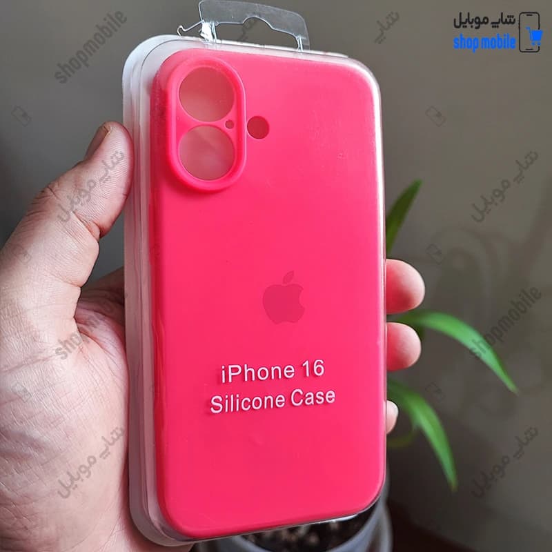 قاب گوشی آیفون 16 (کاور سیلیکونی پاک کنی اورجینال کد 22134)