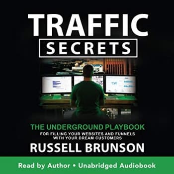 جلد معمولی سیاه و سفید_کتاب Traffic Secrets: The Underground Playbook for Filling Your Websites and Funnels with Your Dream Customers