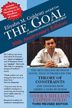 جلد سخت رنگی_کتاب The Goal: A Process of Ongoing Improvement – 30th Anniversary Edition