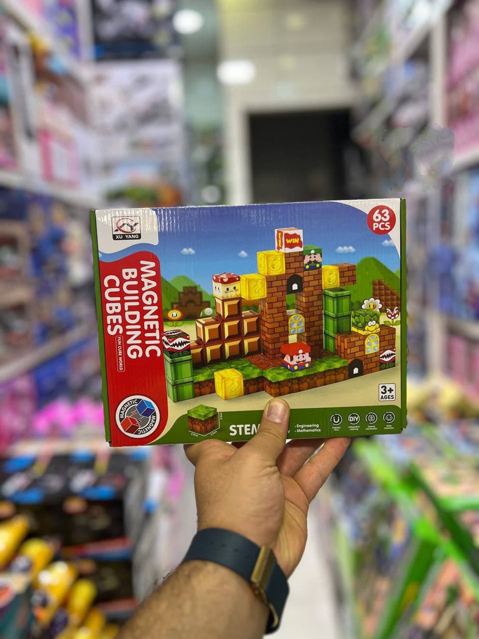 لگو مگنتی ماینکرافت طرح ماریو 63 قطعه — تصویر ۲