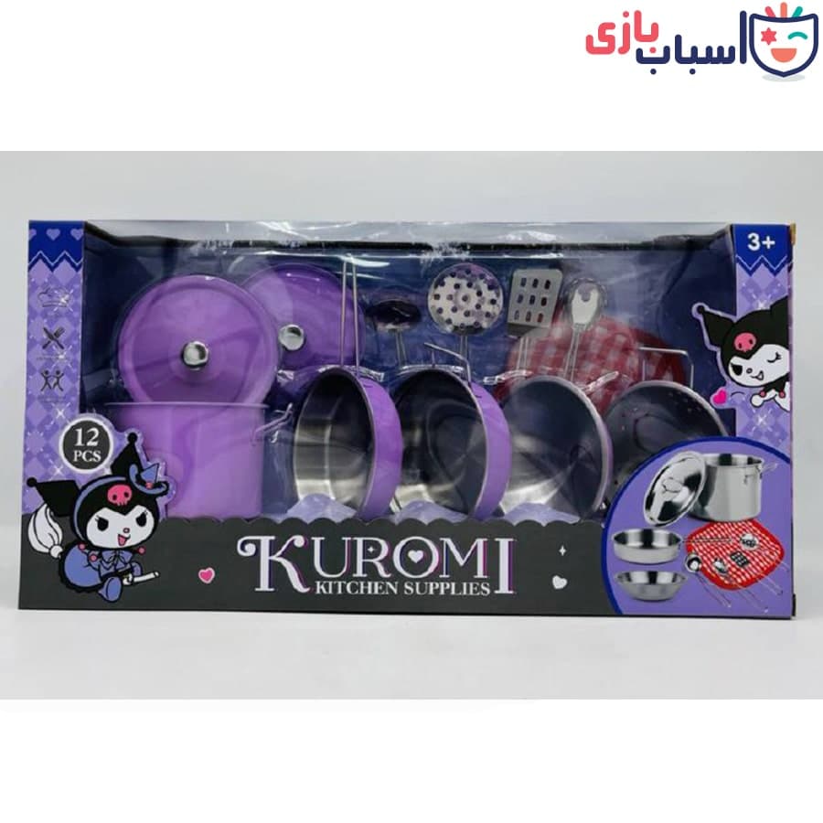 ست قابلمه فلزی کرومی کد12