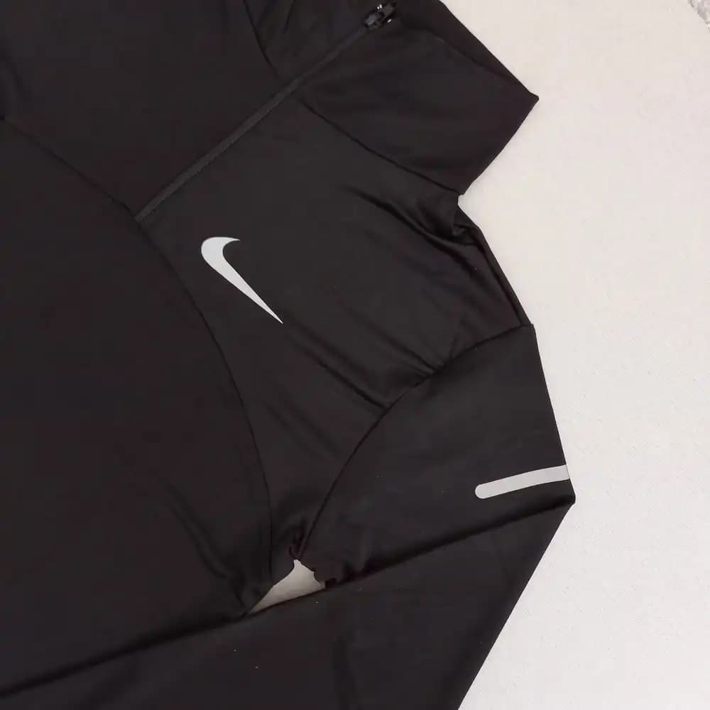 ست بلوز شلوار ورزشی زنانه نایک انگشتی و نیم زیپ — تصویر ۳