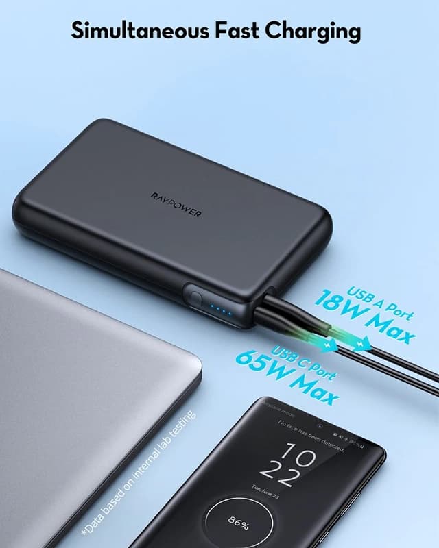 پاوربانک 30000 میلی آمپر راوپاور RAVPower 30000mAh Power Bank RP-PB232 — تصویر ۶
