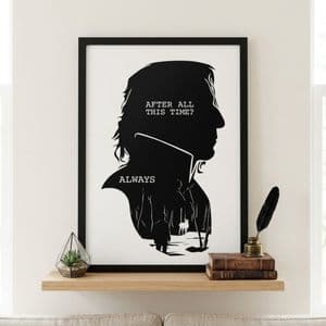 تابلو مدل هری پاتر طرح پروفسور اسنیپ Harry Potter کد LA-G10618-2
