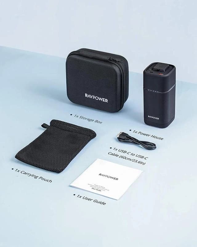پاوربانک و پاور استیشن 80 وات راوپاور RAVPower 80W 20000mAh AC Portable Power Bank RP-PB054 — تصویر ۶