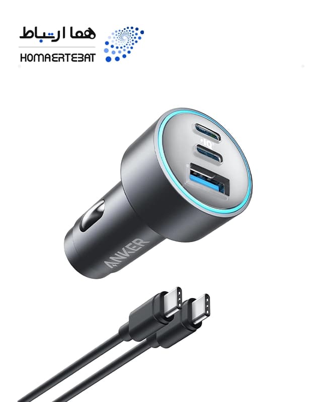 شارژر فندکی 67 وات انکر Anker 535 USB-C Car Charger 67W With USB C Cable B2731 به همراه کابل USB C