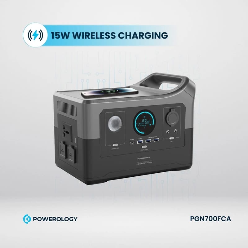 پاور استیشن 700 واتی پاورولوژی Powerology Portable Power Generator 700W PGN700FCA — تصویر ۷