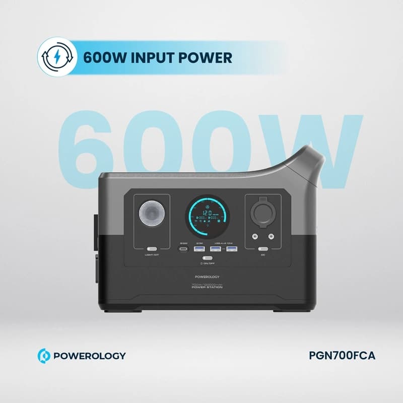 پاور استیشن 700 واتی پاورولوژی Powerology Portable Power Generator 700W PGN700FCA — تصویر ۴