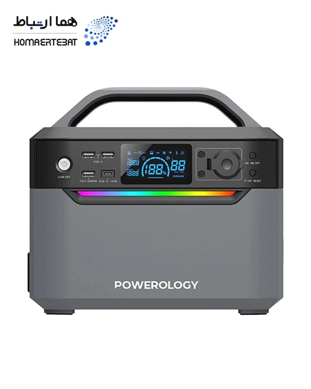پاور استیشن 600 وات پاورولوژی Powerology 120000mAh Power Generator PPBCHA39 — تصویر ۲