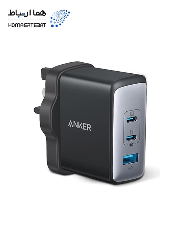 شارژر دیواری 100 وات انکر Anker 736 Charger Nano II 100W A2145K11 سه پین UK + مبدل پریز (هدیه)