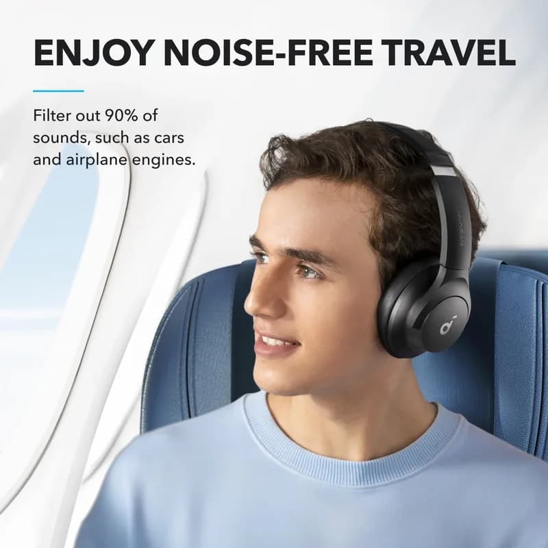 هدفون بی سیم انکر مدل Anker Soundcore Q20i ANC Headphones A3004 — تصویر ۸