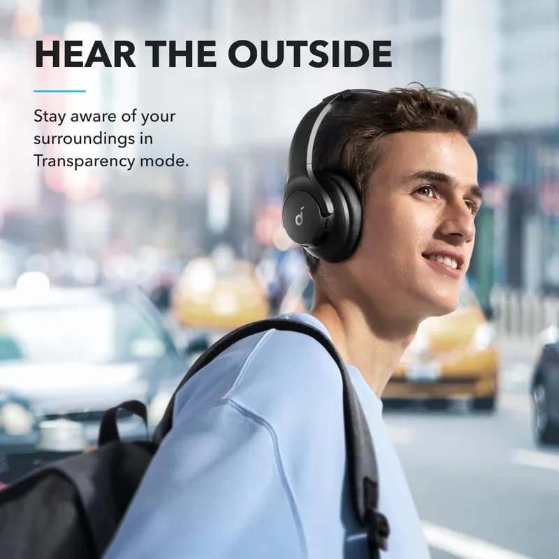 هدفون بی سیم انکر مدل Anker Soundcore Q20i ANC Headphones A3004 — تصویر ۲