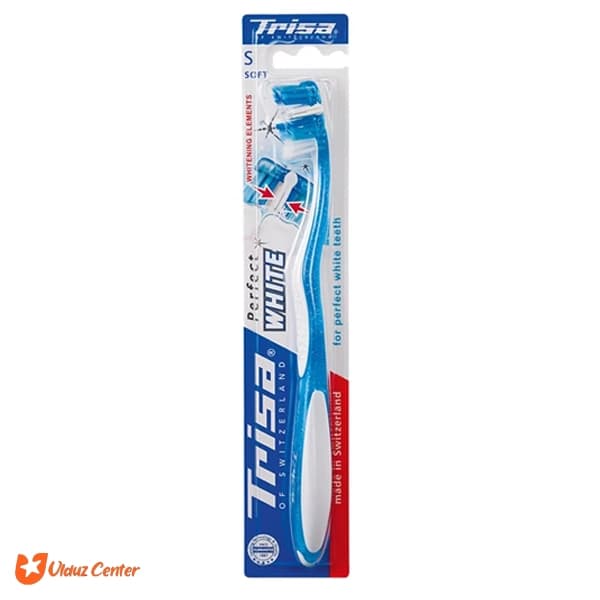مسواک Trisa با برس نرم مدل Perfect White