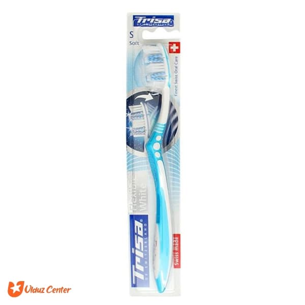 مسواک Trisa با برس نرم مدل Flexible White