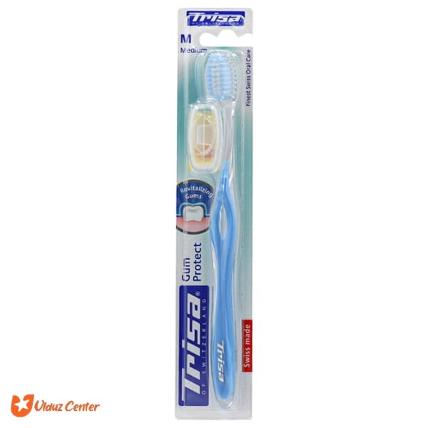 مسواک Trisa با برس متوسط مدل Gum Protect