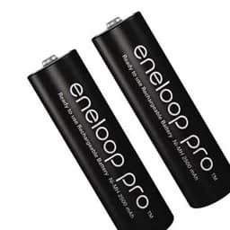 باطری قلمی قابل شارژ پاناسونیک (Panasonic) مدل eneloop Pro با ظرفیت 2500 میلی آمپر ساعت بسته 2 عددی کد 6668 — تصویر ۳