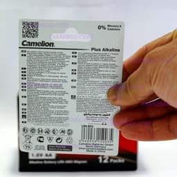 باطری قلمی Camelion Plus Alkaline AA باتریجدید — تصویر ۴